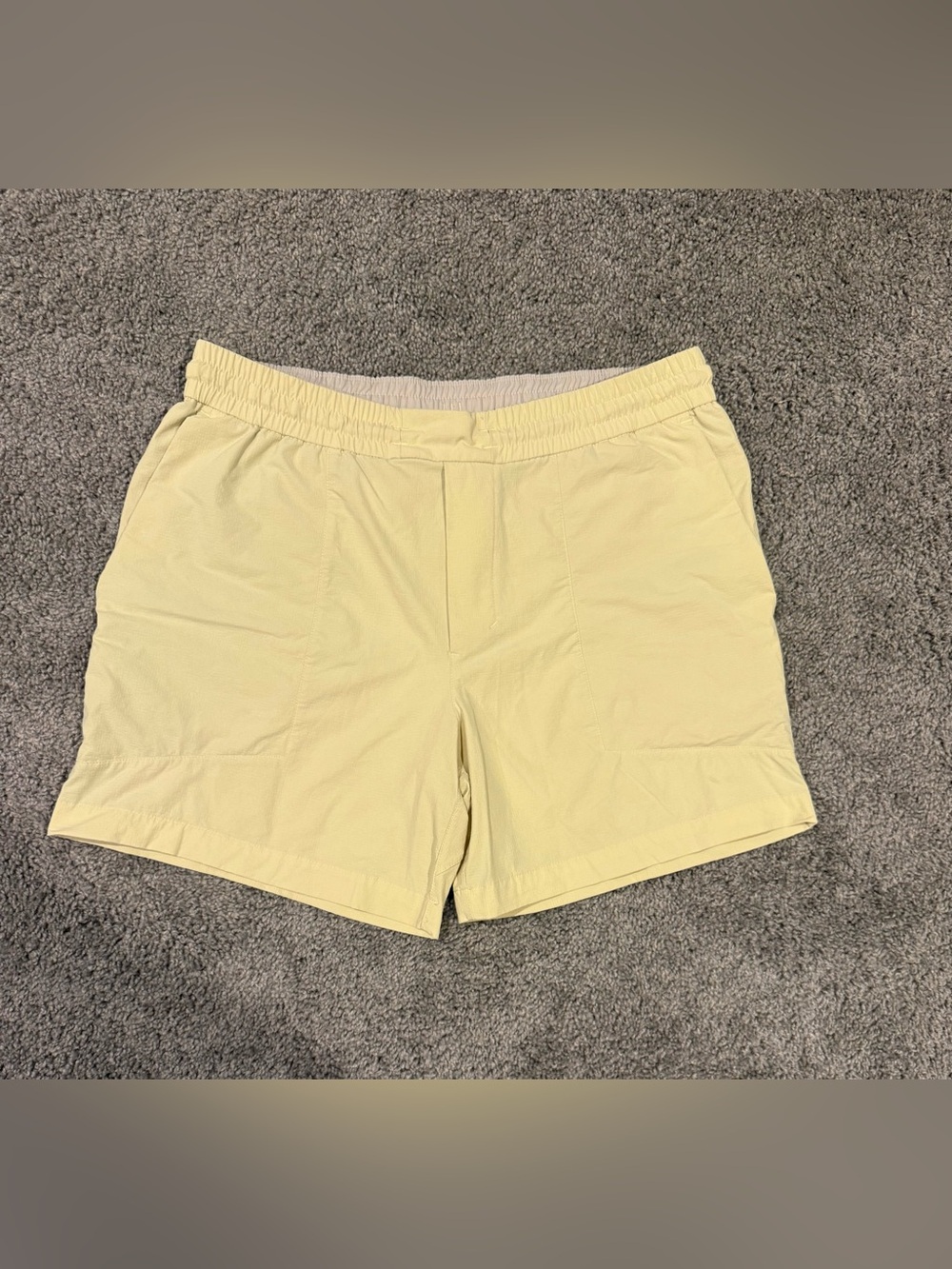 Men's Lululemon Light Yellow Casual Shorts